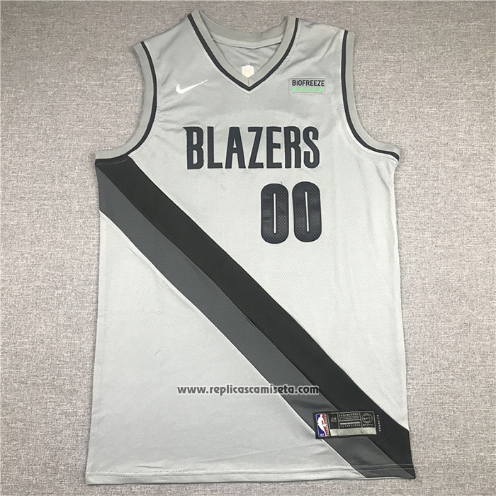 Camiseta Portland Trail Blazers Carmelo Anthony #00 Earned 2020-21 Gris